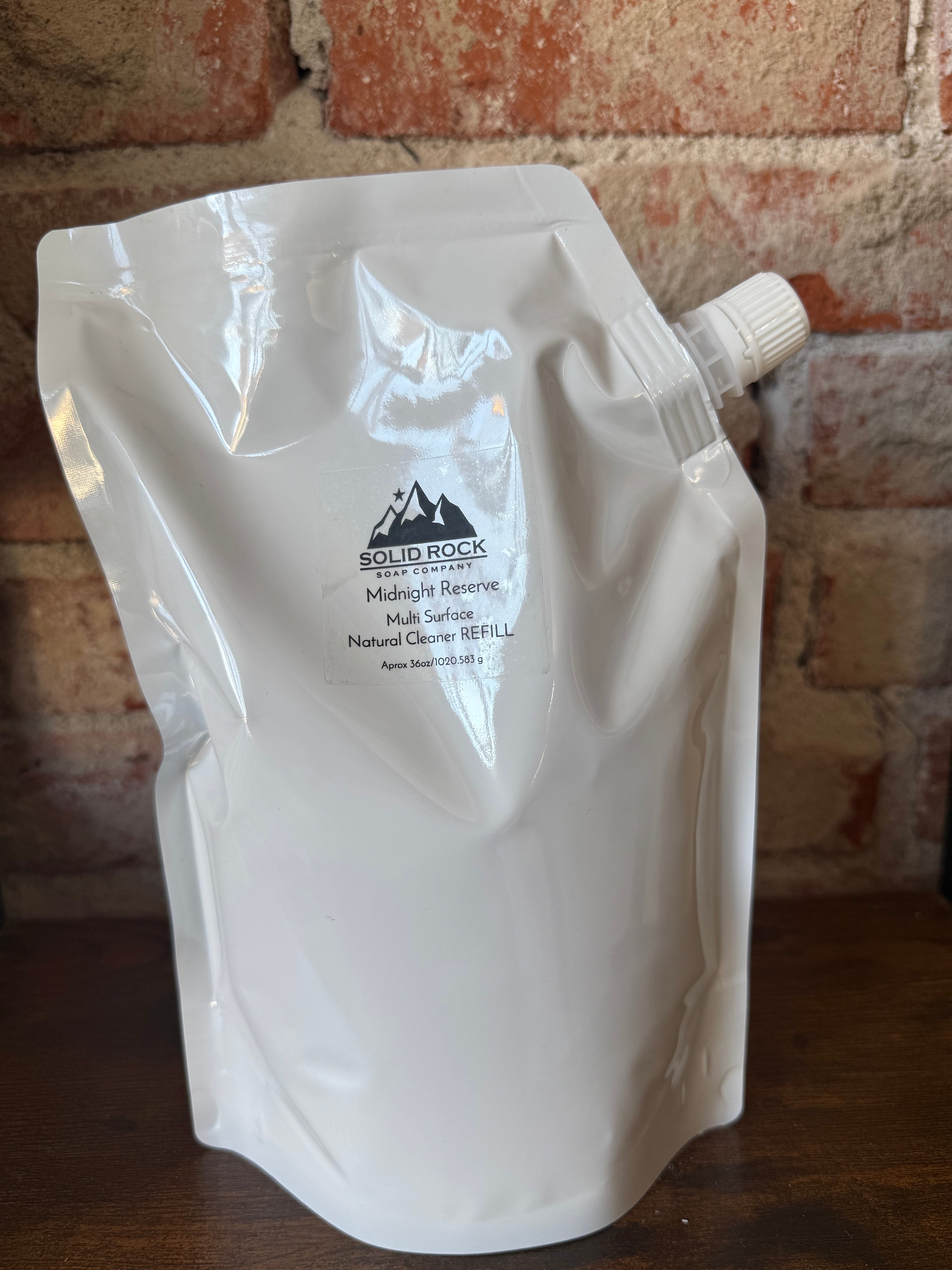 Midnight Reserve Multi Purpose Cleaner Refill Bag | Solid Rock Soap Co.