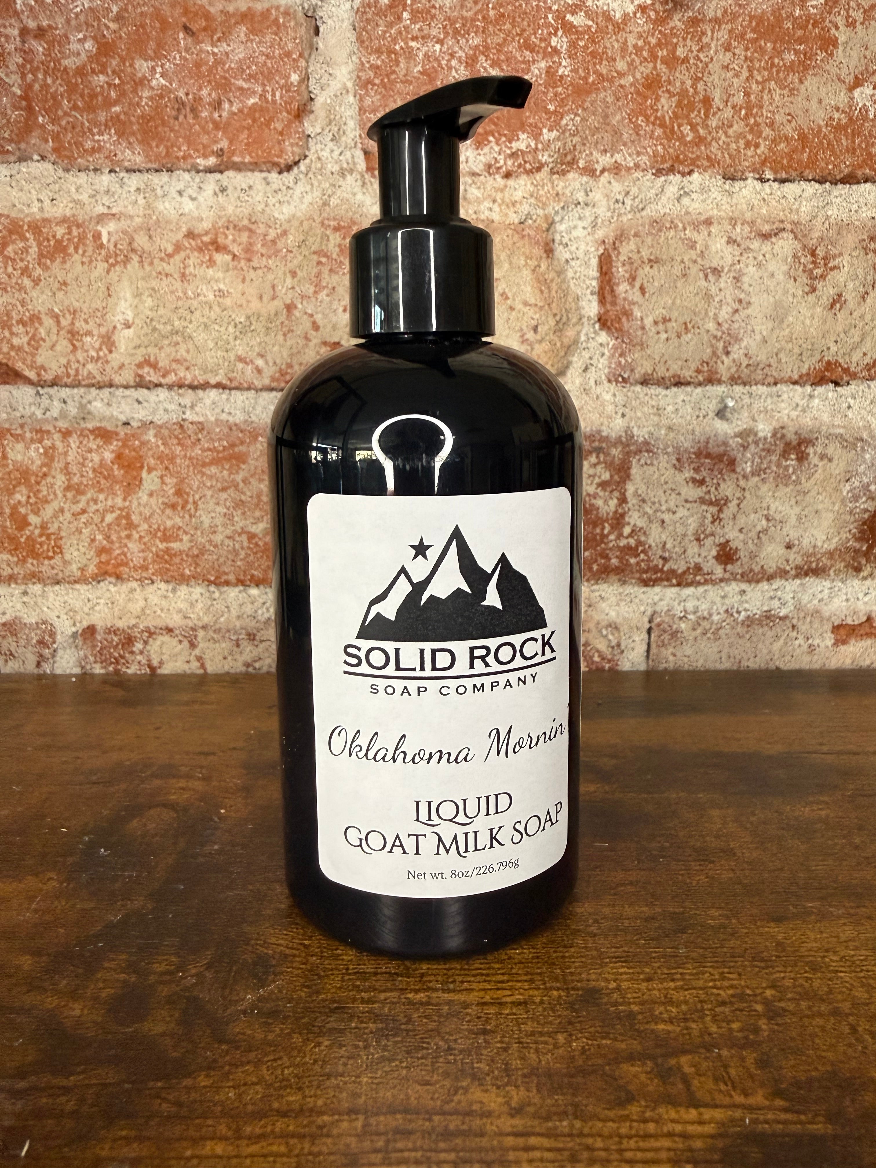Oklahoma Mornin' Liquid Soap | Solid Rock Soap Co.